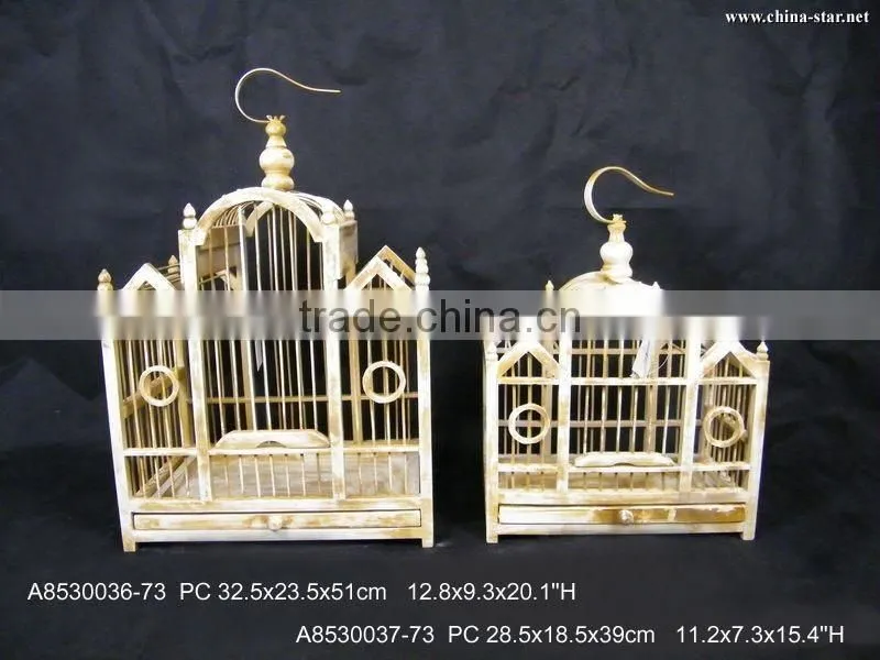 carbonizing decorative bird cage