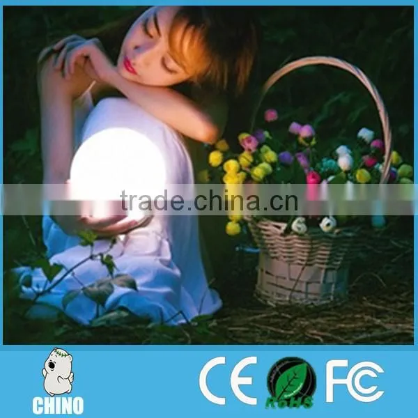 Floating outdoor light changing color with rgb led light ball