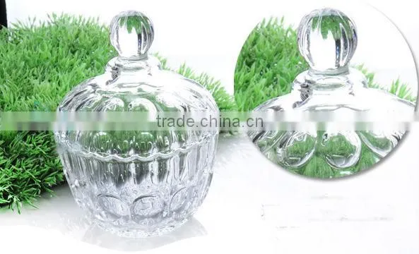 High quality glass salad bowl glass sugar bowl glass candy bowl