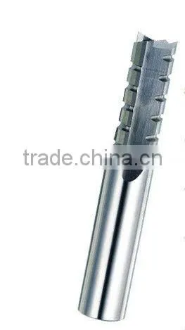 Solid Carbide Three Flute Straight Bits For Roughing