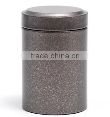mini air tight tea tin box with plug lid