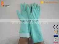 Green Latex household Gloves