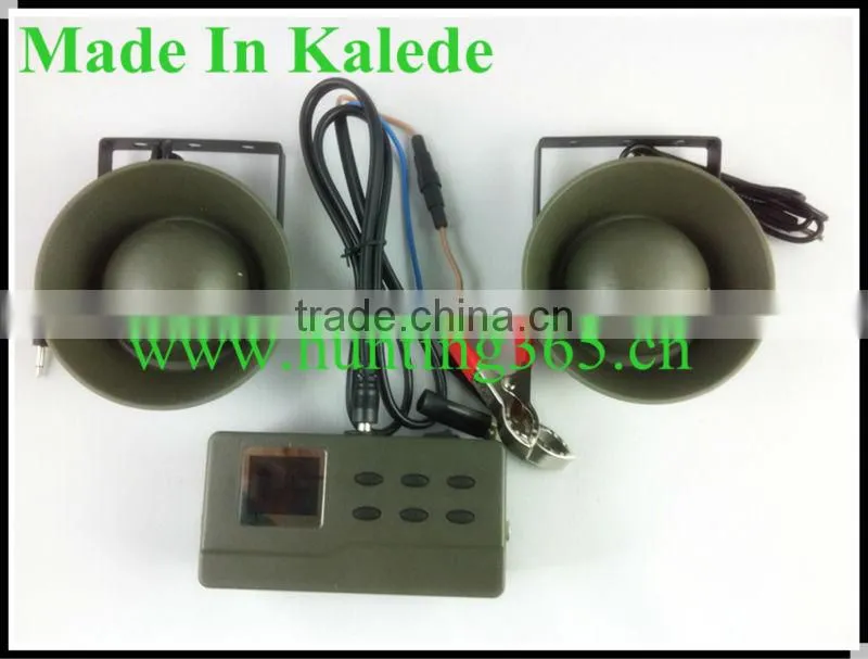 With 2pcs 35W speaker hunting mp3 bird caller by Kalede welcome to visit factory