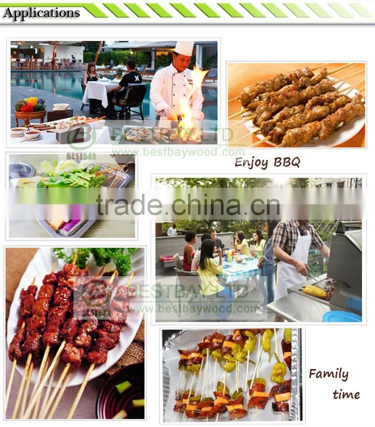 kebab skewer making box,customized logo bamboo skewer
