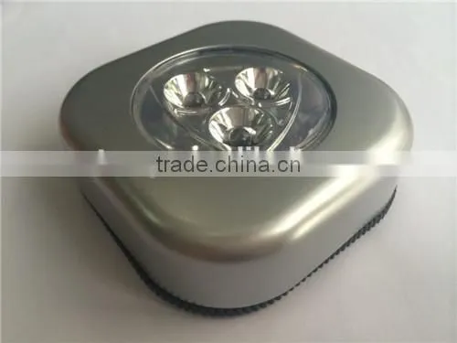 super 3 LED push light for home and camping