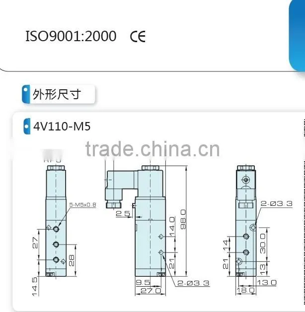 4V100 delphi control valve with high quality
