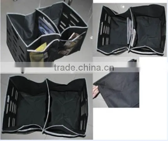 2015 Black Expandable Car Truck Organizer , Travel Bag