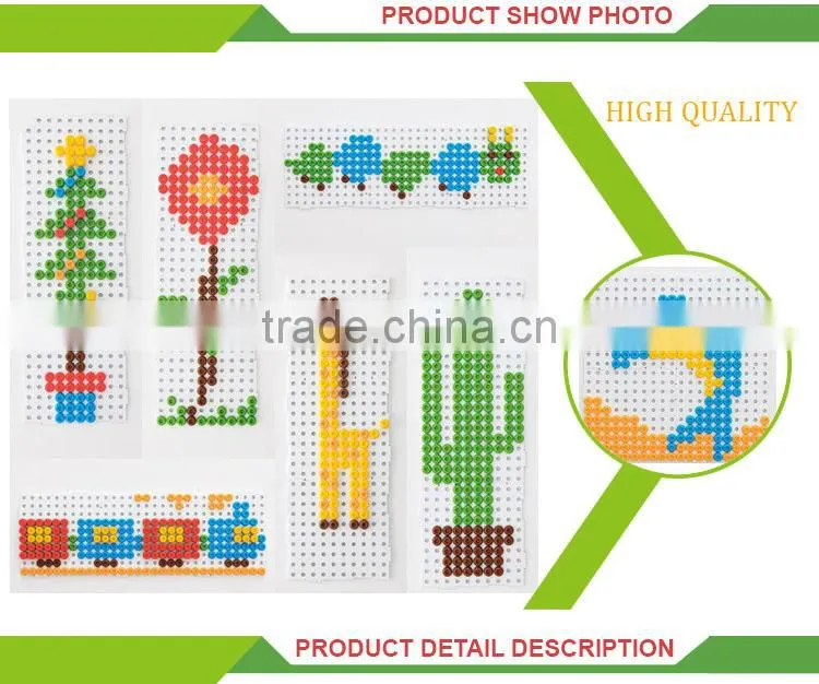 Hot selling play educational 395pcs building block jigsaw puzzle games