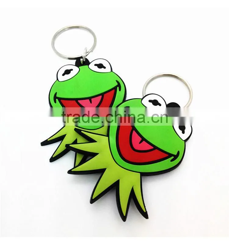 Shenzhen factory cheap wholesale keyring 3d soft pvc keychain