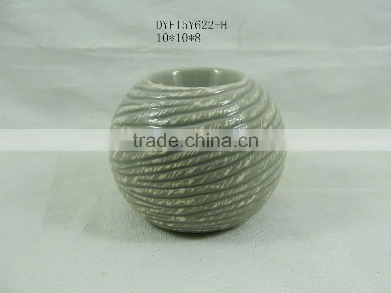 Round Ceramic Candle Holders Chirstmas decorations