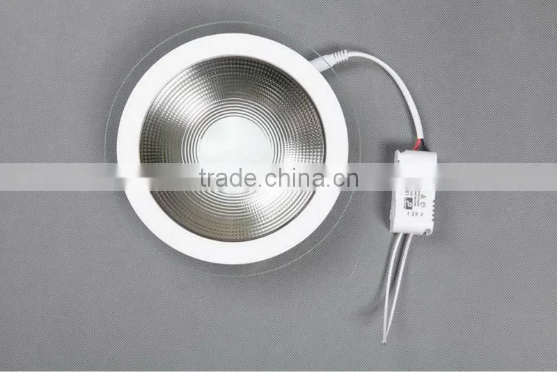 Aluminum recessed 15W COB downlight, led panel light