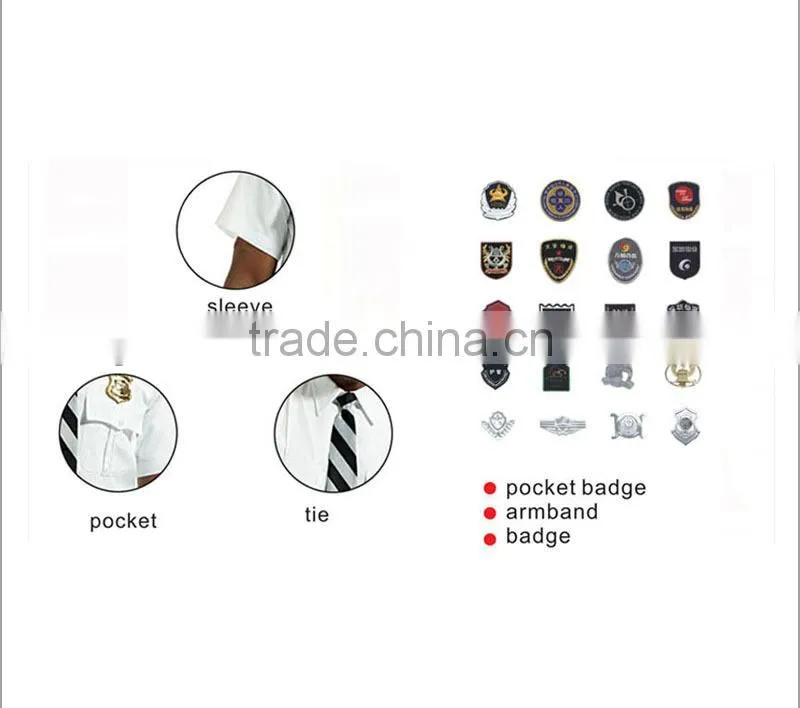 Men's security guard uniform,customerized guard staff uniform XXXXL