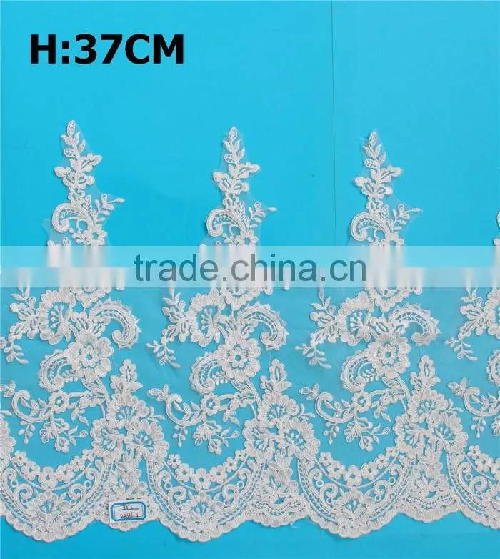 2017 africa guipure bridal border lace trim for making dress wholesale