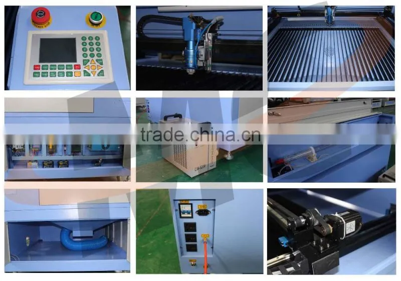MC-1390 Chinese supplier 150w laser metal cutting machine price with up and down worktable
