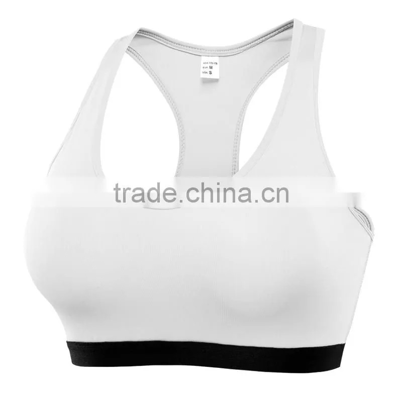 Trendy style women design your own hot sex fitness ladies sports bra