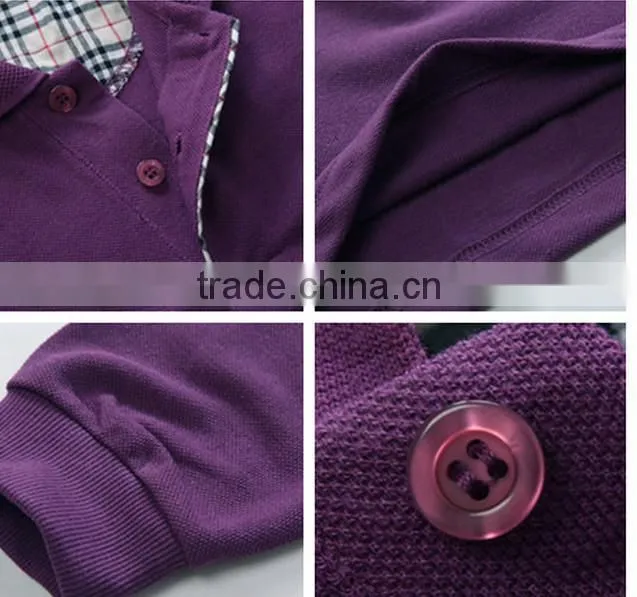 Fashion design wholesale custom long sleeve t shirt high quality long sleeve polo t shirt for men china wholesale clothing