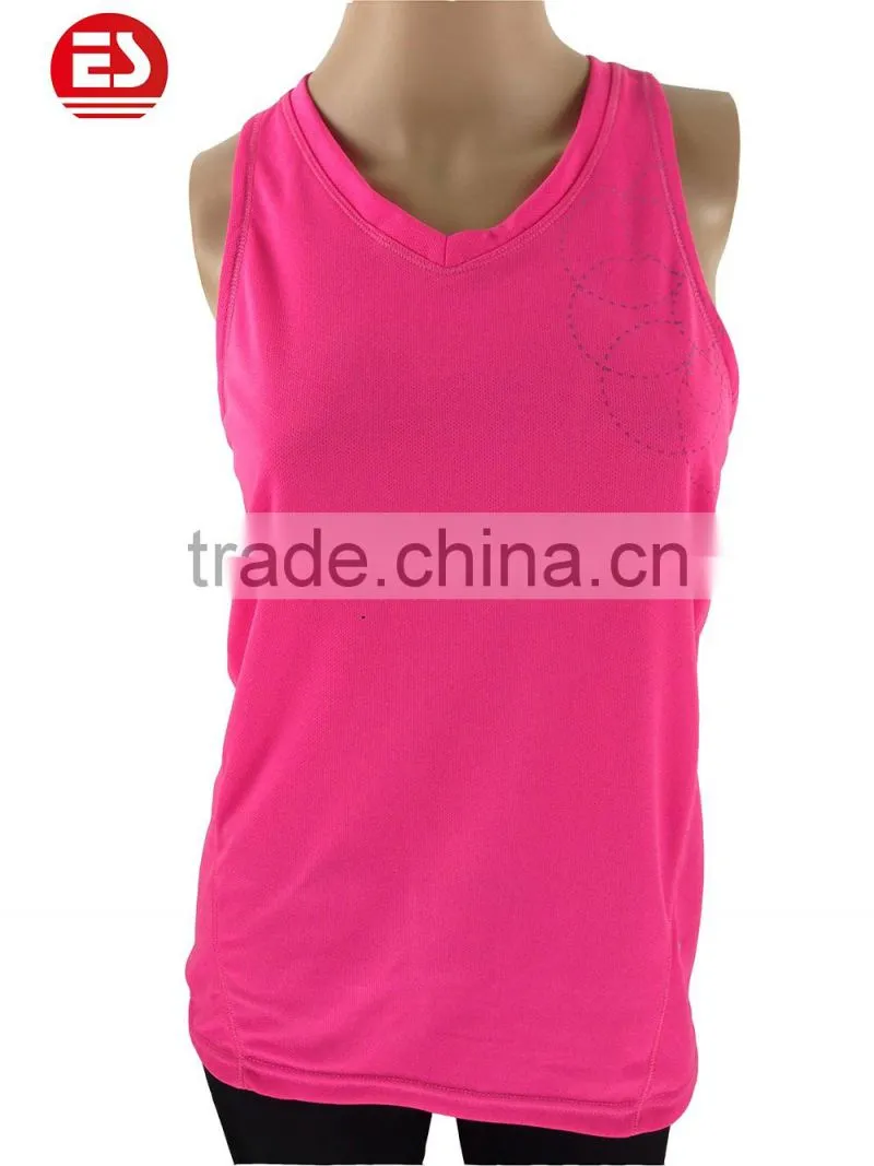 China Cheap Sportswear Fitness Hot Girls Sexy Tank Tops/Singlets