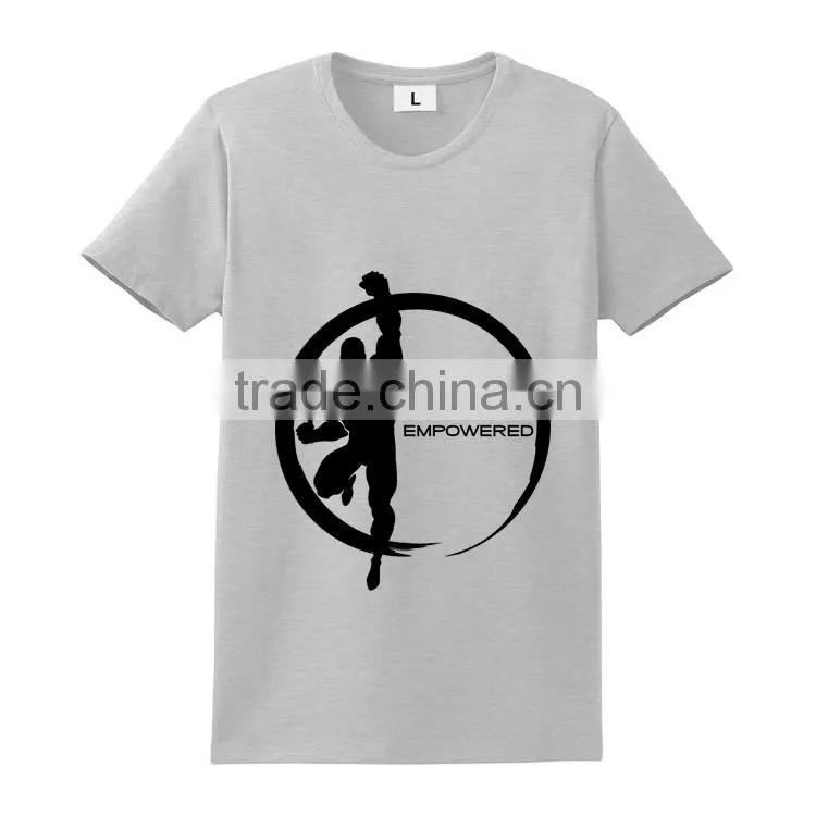 Bulk China Factory New Design Plus Size Blank European Style 200gsm T Shirt