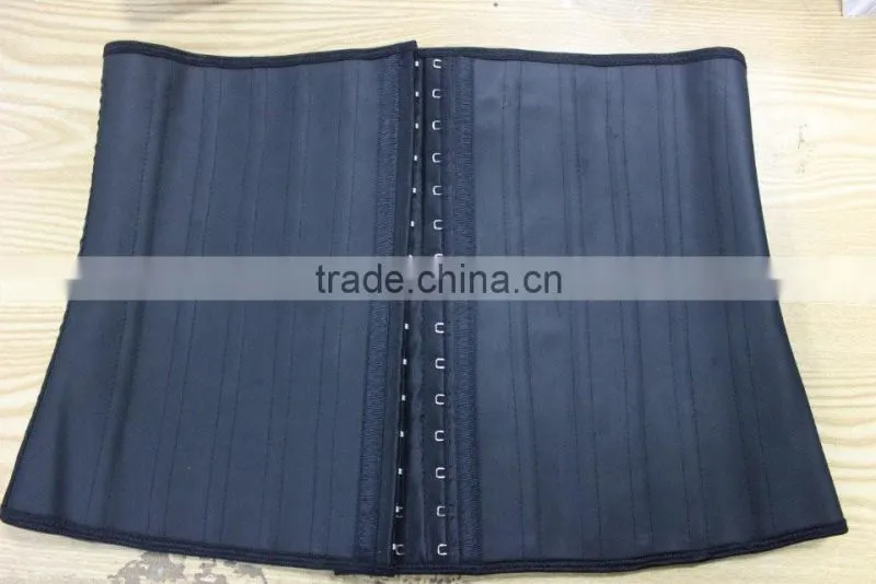 Instyles latex waist cincher latex lingerie wholesale gothic clothing underbust latex waist trainer 4color