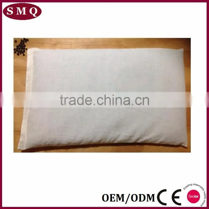plain white custom microbead blank pillow
