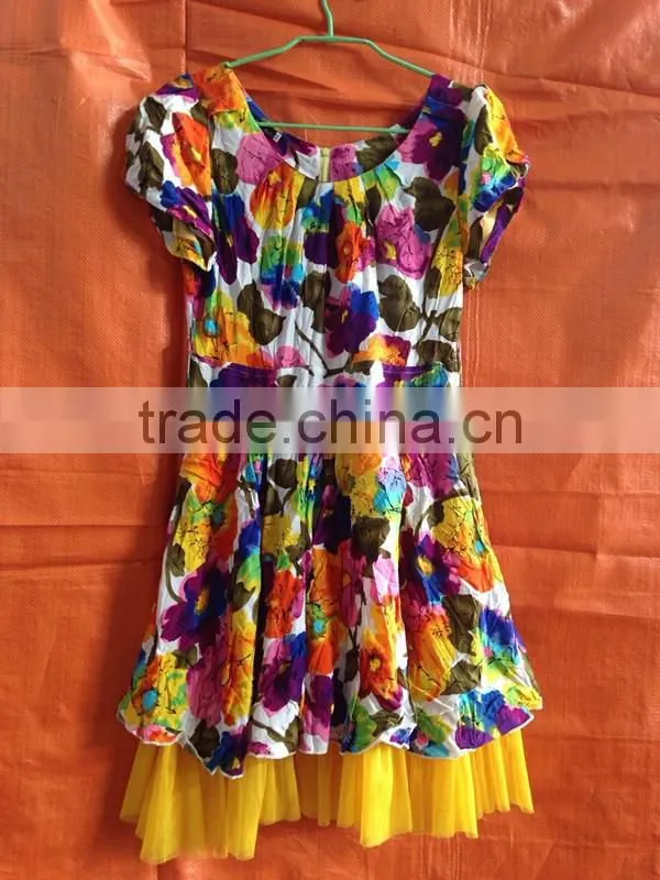 2016 used fashion and clean cotton dress for sale