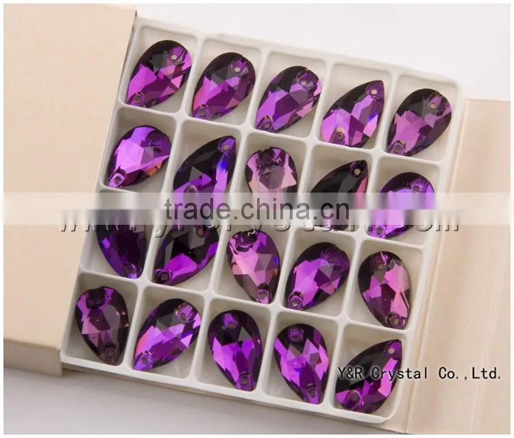 teardrop crystal sew on rhinestone, Crystal Sew on Beads,crystal sew on stones