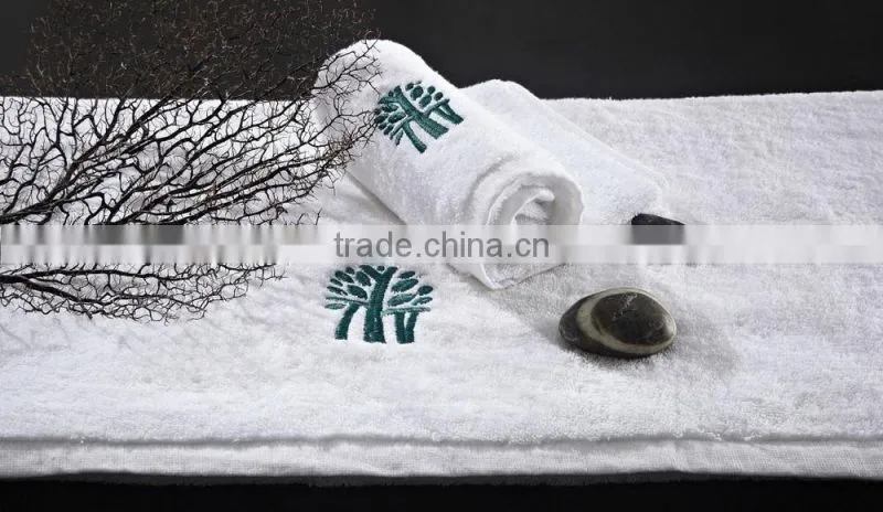 Cheap Wholesale Hotel Quality Plain Hand Towel Set With Logo