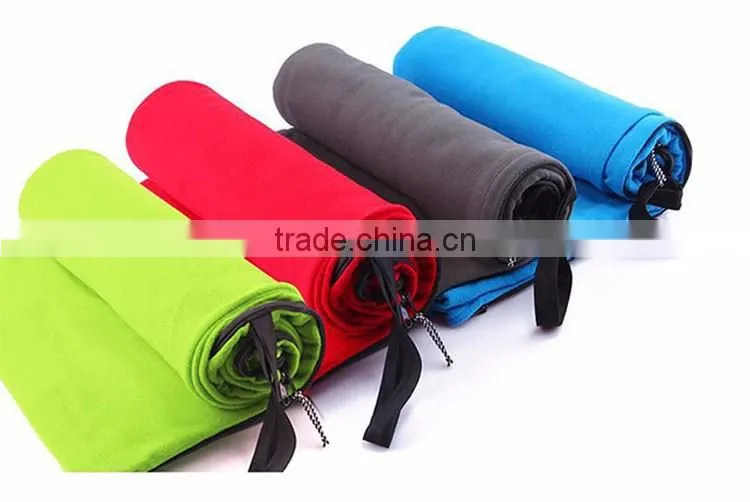 Polyester Anti-pilling Polar Fleece Airline Blanket For Gift