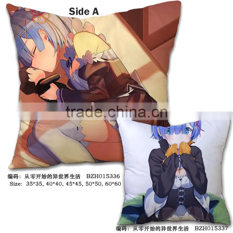 Re:Zero kara Hajimeru lsekai Seikatsu Magic Printed Comfortable Anime Pillow 45*45CM