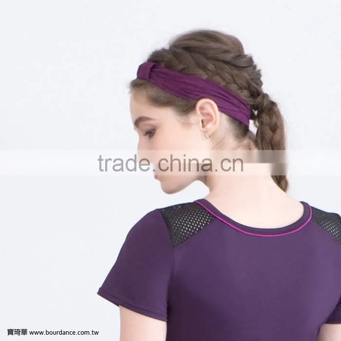 Yoga fitness women stretchy sport headband