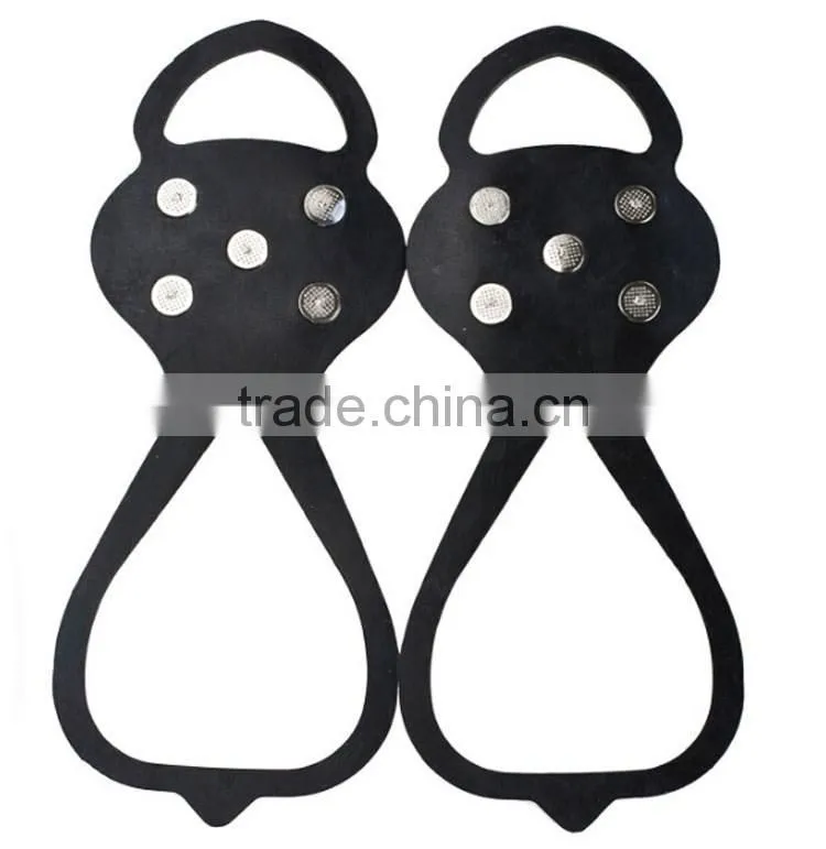 Snow ice crampons ,antislip climbing shoe gripper snow ice cleats