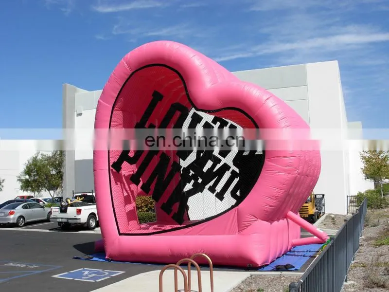 outdoor giant inflatable heart model for trade show