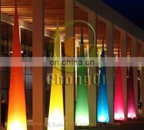 Party decoration inflatable cone light for sale