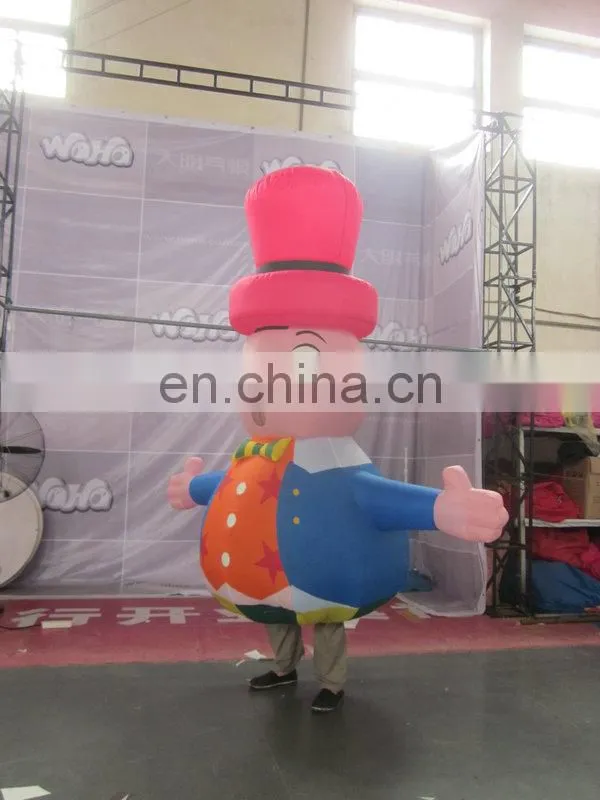 new design popular funny inflatable costume fan