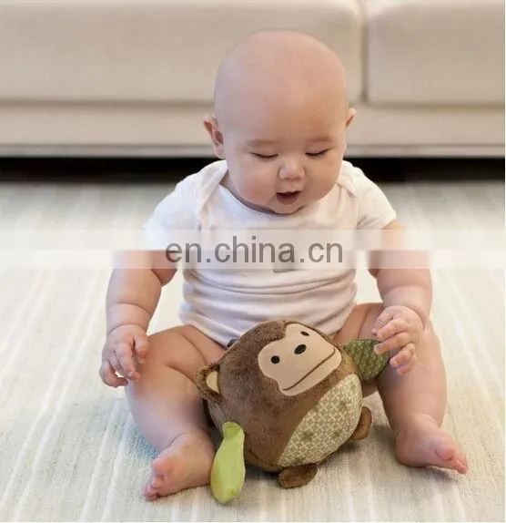 customzie colourful cute baby plush animal toys