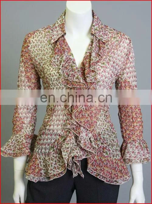 ladies fashion checked shirts