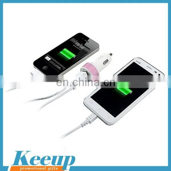 Most Popular Promotion Gifts Dual Port USB Car Charger