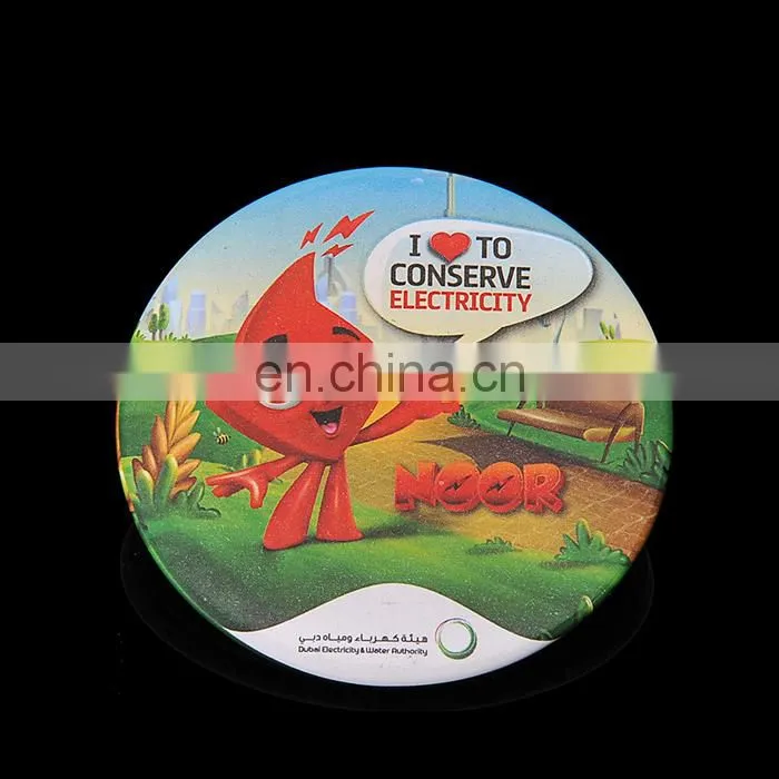 Wholesale promotional plastic tin button badge / metal badge for souvenir and gift