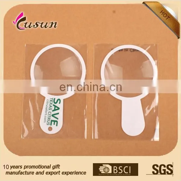 BSCI paper material customized branded magnifying glass