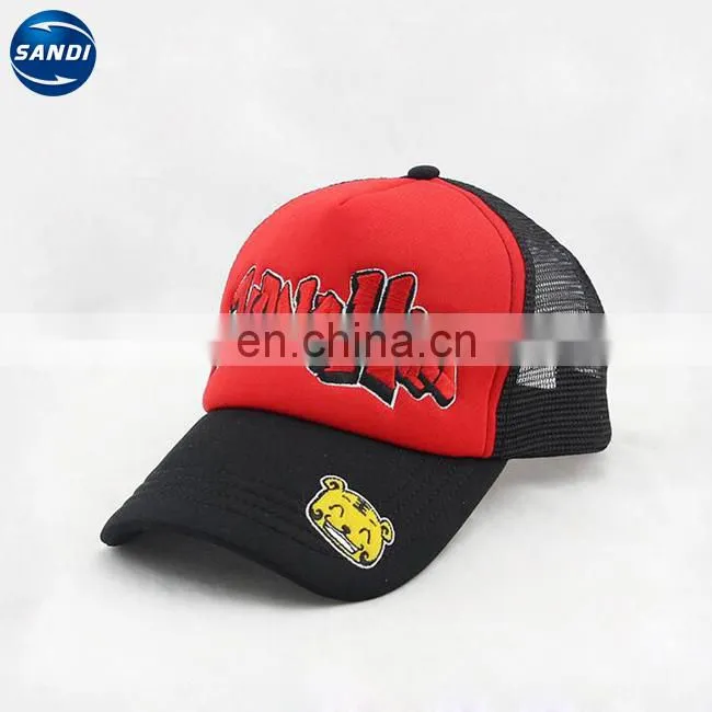 High quality promotional custom foam mesh cap trucker