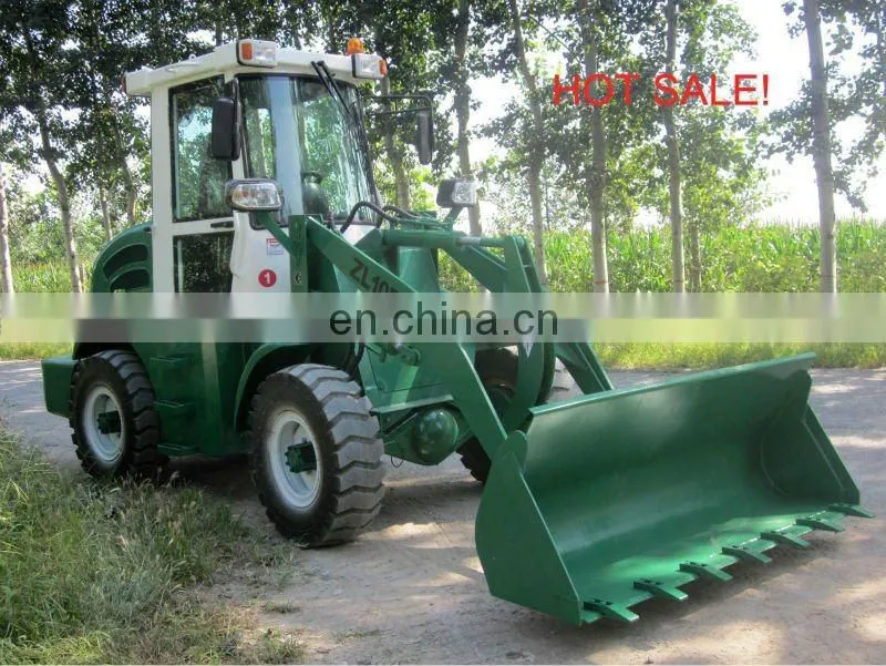 Light construction machinery 1.2ton ZL12 CE mini shovel used wheel Loader