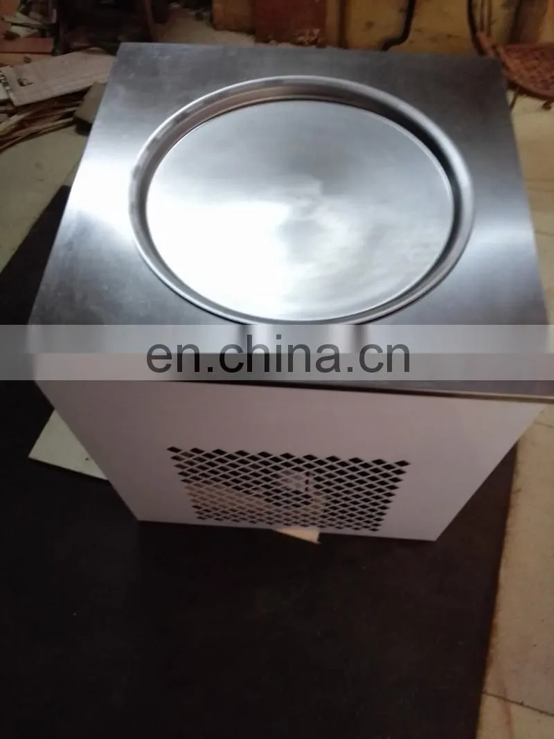 Hot sale cold stone table fry ice cream machine with best price and long service life