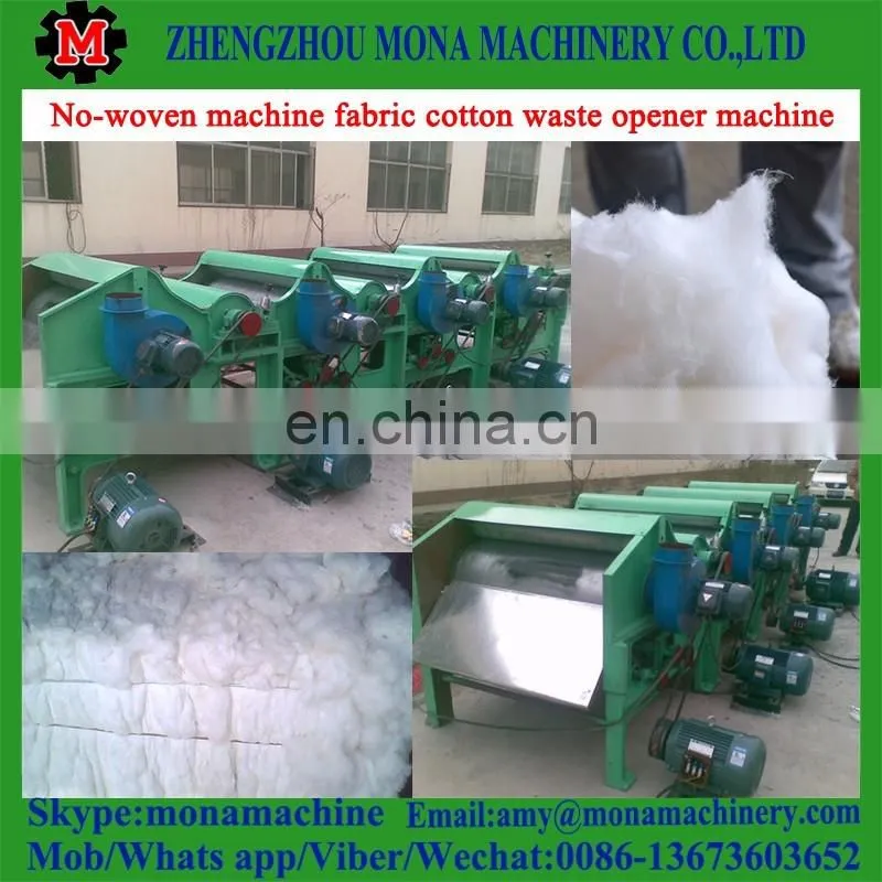 High output scutcher cotton opener fabric woolen opening machine for sale