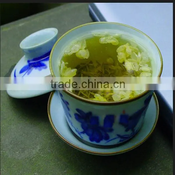 2015 famouse new jasmine green tea, natural jasmine green tea, jasmine flower flavor herbal tea