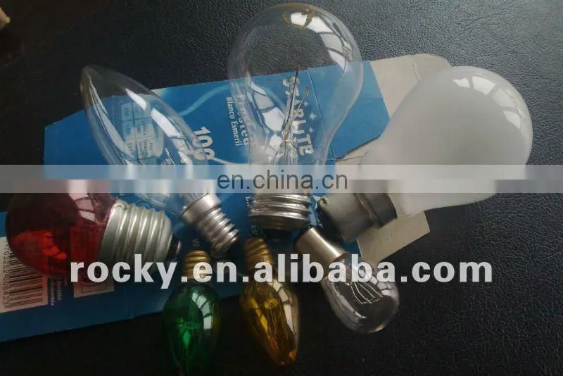Cheap price E27 B22 100W 200W incandescent bulb manufacturer