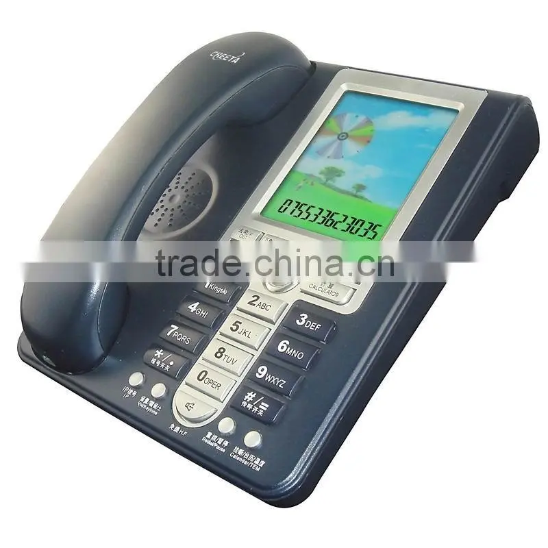 Caller ID Telephone With Large Screen Display