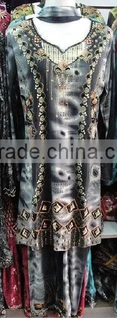 C031 fashion embroid muslim abaya