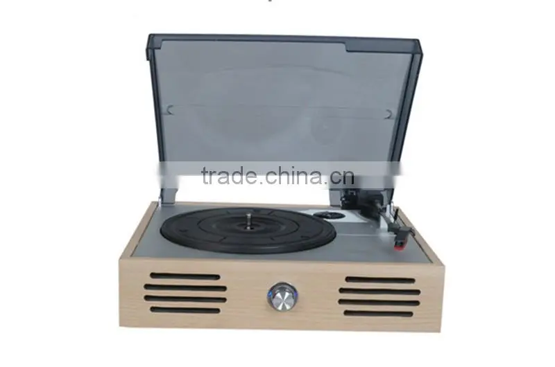 Classic Vintage Design!!! Simple Turntable& Vinyl Record LP