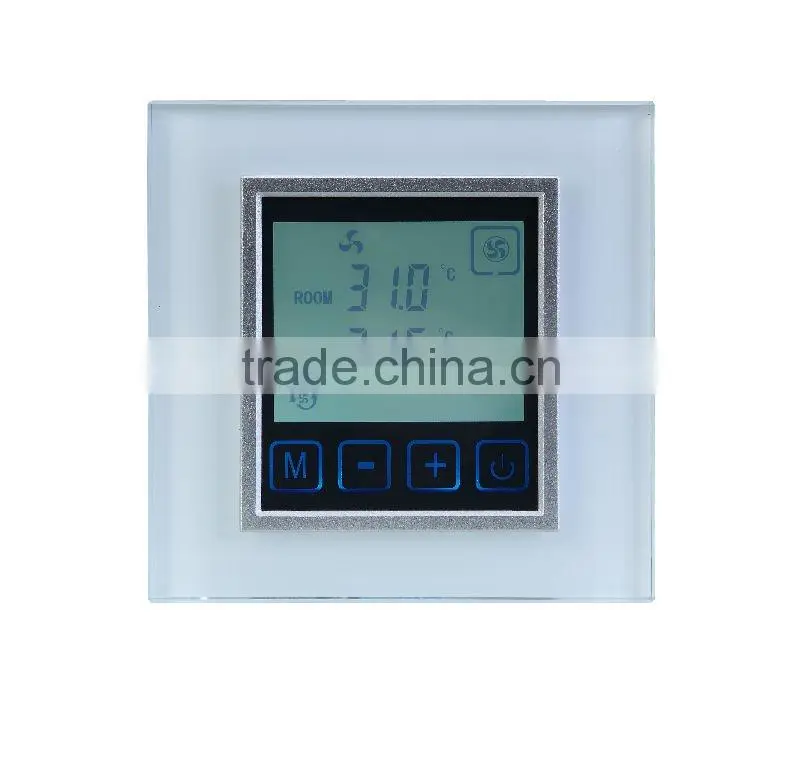 LCD Touch Screen Fan Coil Unit Thermostat