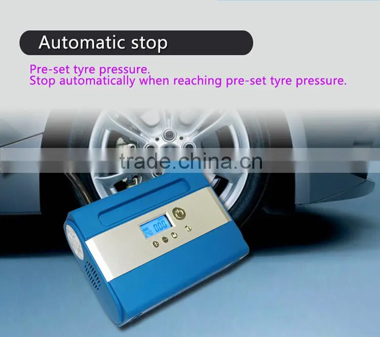 2016 newest 12 volt car tyre inflator /mini air pump/ car air compressor